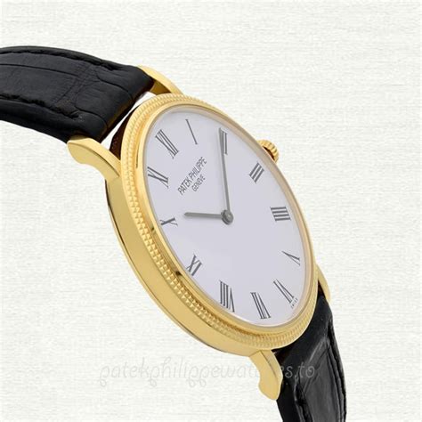 patek philippe mens watch calatrava ref 5120j-001|patek philippe automatic watch.